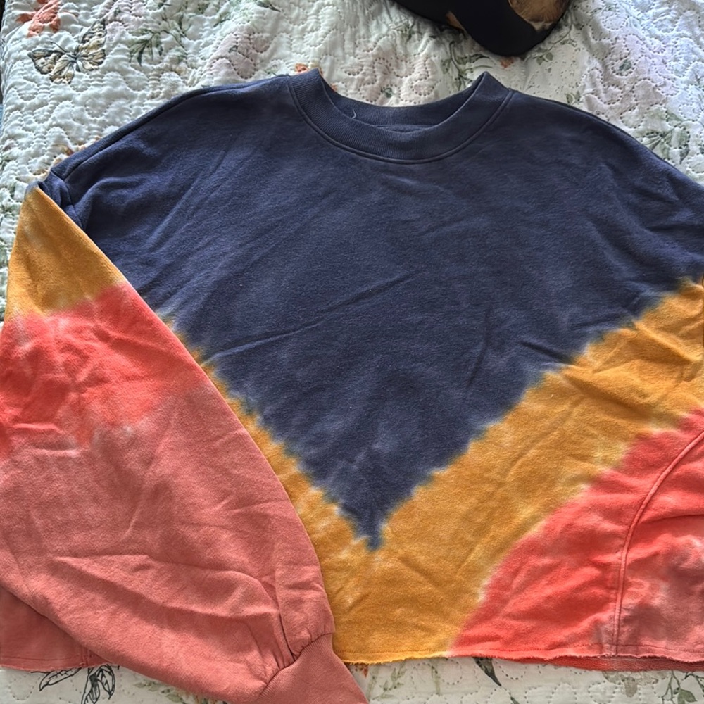 Colorful Tie-Dye Long Sleeve Shirt